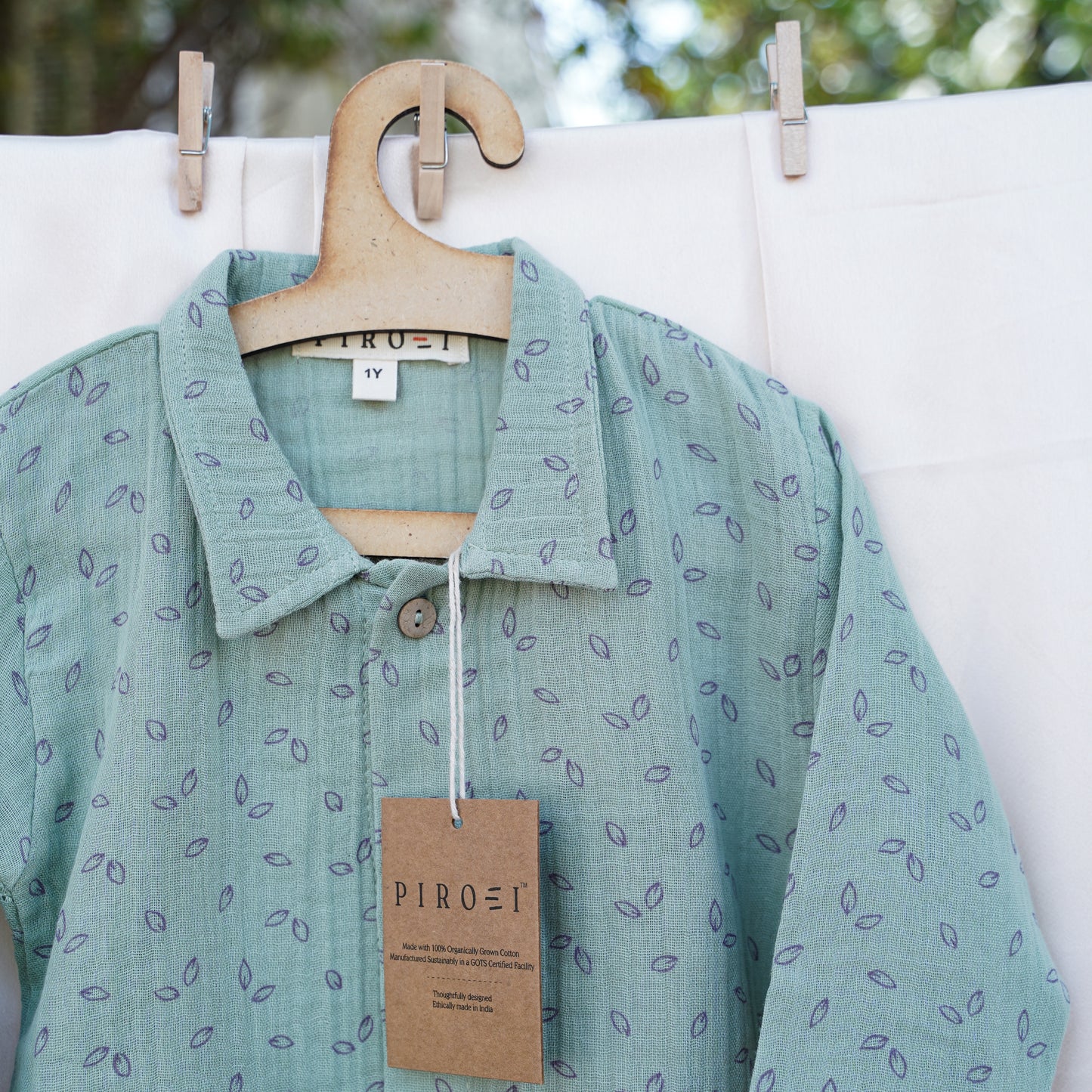 Organic Muslin Nightwear Set