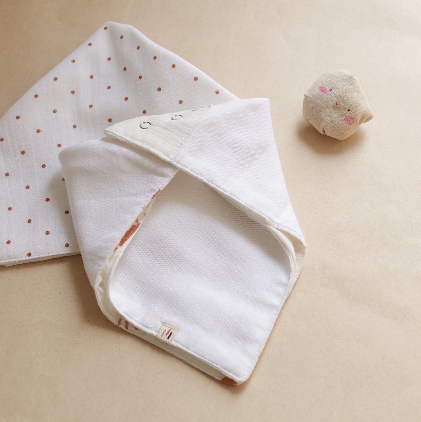 Organic Flip-Flop Drool Bibs