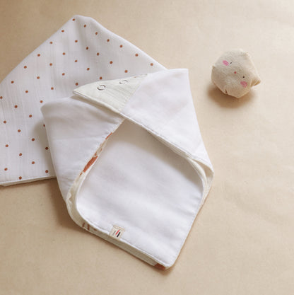 Organic Flip-Flop Drool Bibs